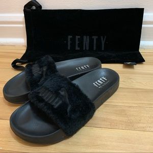 fenty fur slides canada